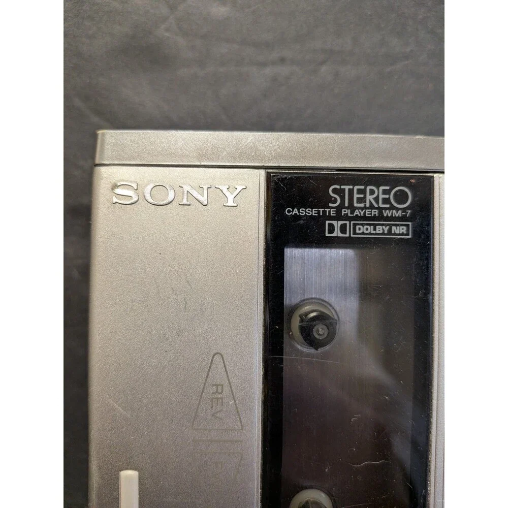 Sony Walkman WM-7 Auto Reverse Portable Stereo Cassette Player Silver **UNTESTED